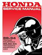 Honda fourtrax trx 300 manual #4