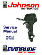 1991 Johnson/Evinrude EI Outboards 2.3 thru 8 Service Repair Manual P/N 507945