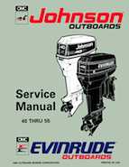1993 Johnson Evinrude "ET" 40 thru 55 Service Repair Manual, P/N 508283