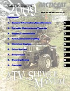 2009 Arctic Cat 90 ATV Service Manual