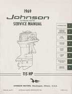 1969 Johnson 115 HP Outboards Service Repair Manual P/N JM-6911