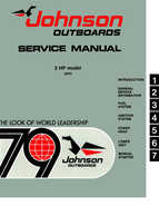 1979 Johnson 2HP Outboards Service Repair Manual, P/N JM-7902