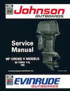 1992 Johnson Evinrude "EN" 90 deg. Cross V Service Repair Manual, P/N 508145