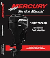 2002+ Mercury Mariner 150/175/200 EFI 2-stroke Factory Service Manual