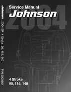 2004 Johnson SR 4-stroke 90, 115, 140HP Service Manual, P/N 5005661