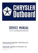 Chrysler 4 HP Outboard Motor Service Manual - OB 2278